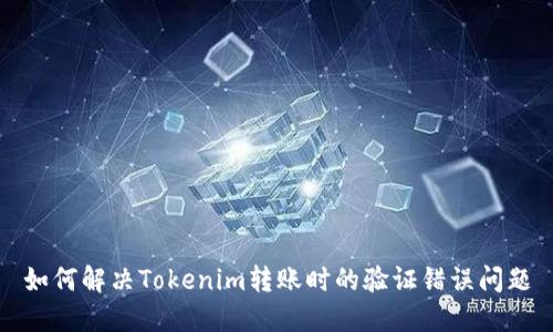 如何解决Tokenim转账时的验证错误问题